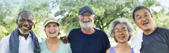 Group of happy people in their 50/60s