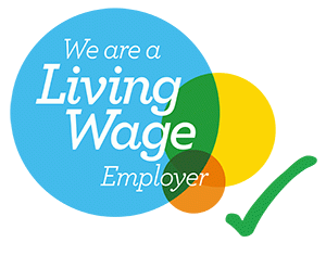 'We are a Living Wage Employer' mark