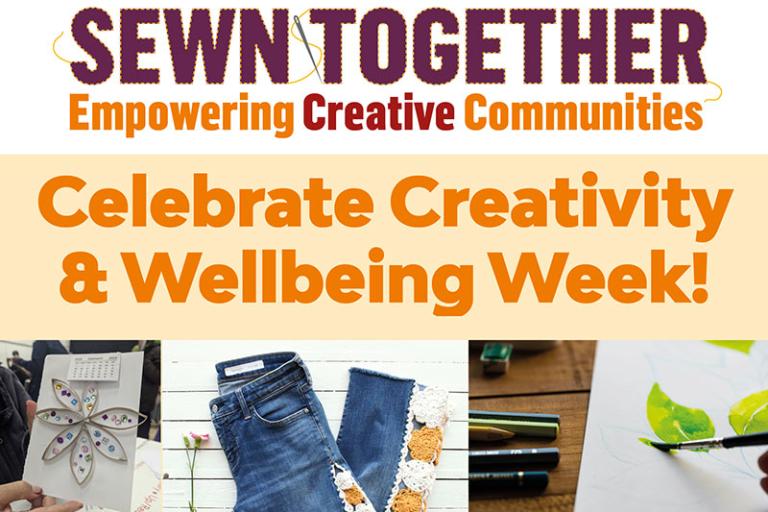 Sewn Together – celebrate creativity and wellbeing week!