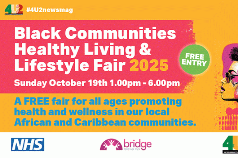 Sunday 19 October, 1pm to 6pm: Black Communities Healthy Living and Lifestyle Fair 2025. A free fair for all ages promoting health and wellness in our local African and Caribbean communities.