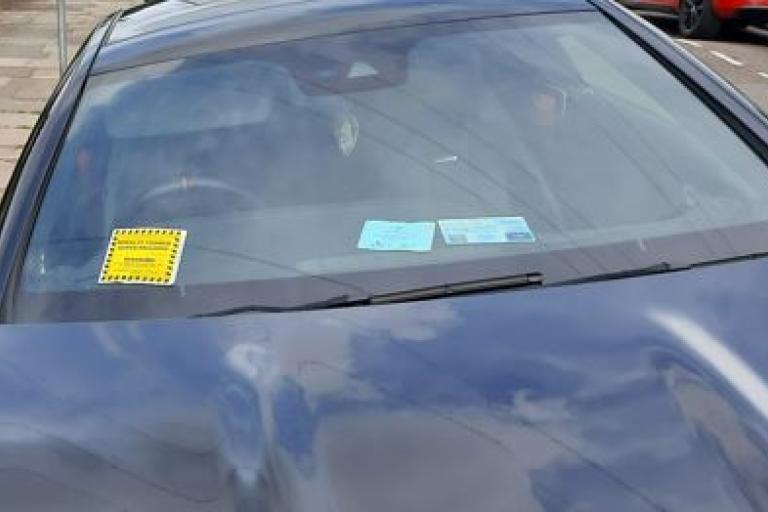 Blue badge ticket