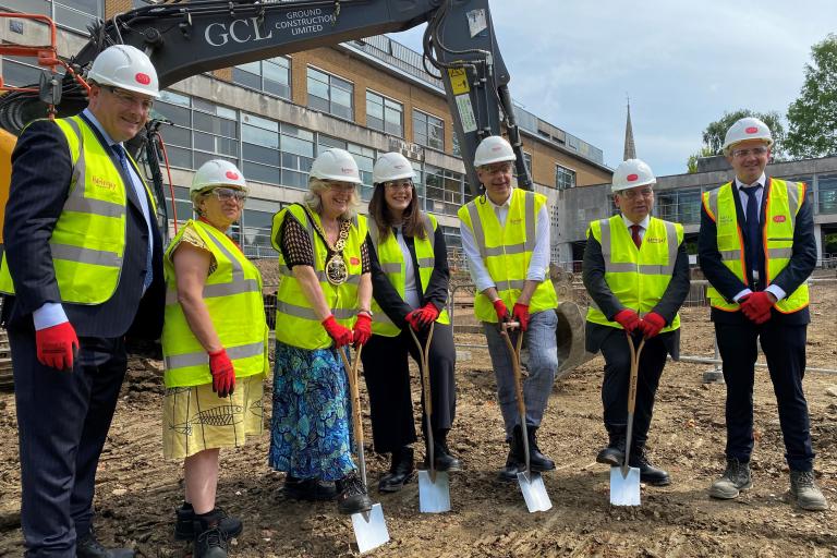 Civic Centre groundbreaking 1