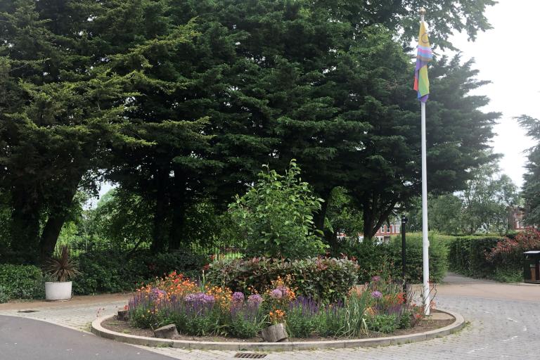 Progress Pride Flag-Raising Event Pic 1.