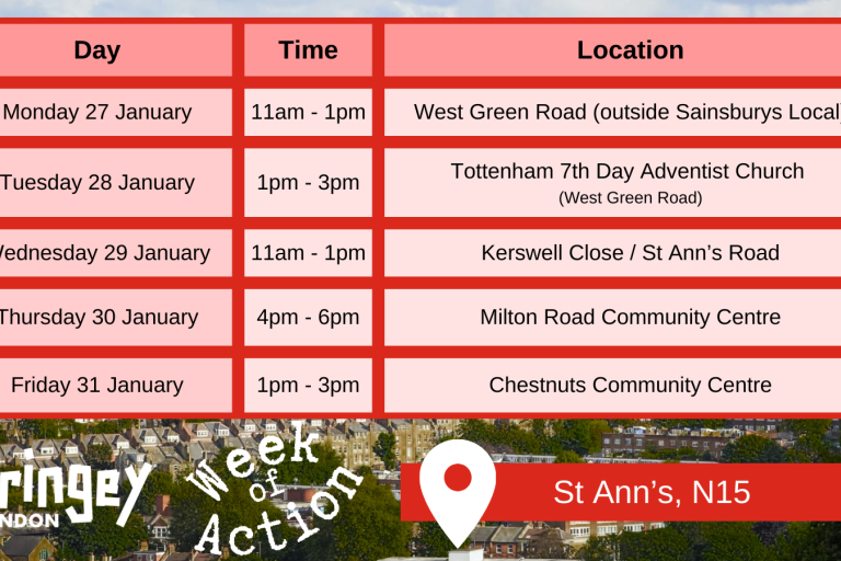 Week of Action Timetable - Hornsey-3