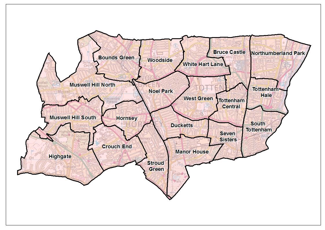 Boundary Commission Consultation On Haringey S Council WardsParikiaki   Haringey Draft20recommendations Summary20map 