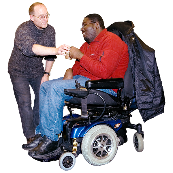 Person with carer